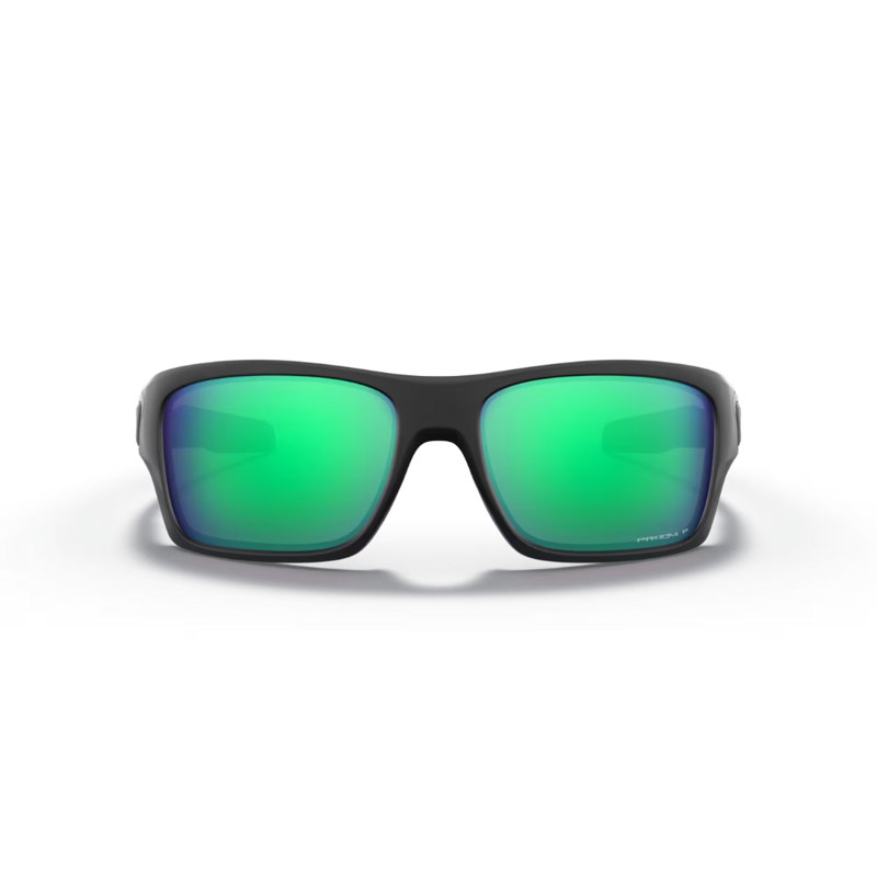 Oakley Turbine in Matte Black Prizm Jade Polarized Lens-1